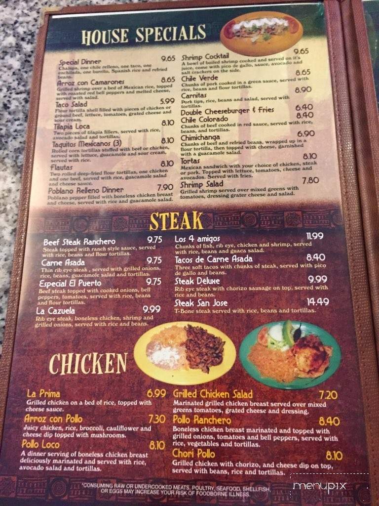 El Agave - Holdrege, NE menu_pic