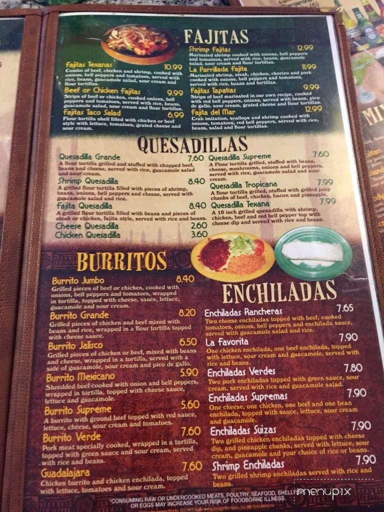 El Agave - Holdrege, NE menu_pic