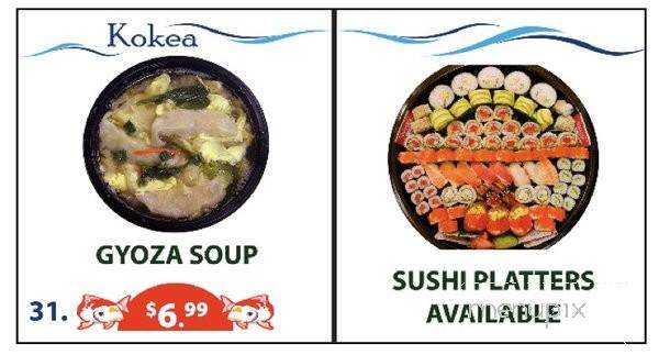 Kokea Bento - Honolulu, HI menu_pic