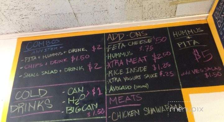 Doner Shack - Honolulu, HI menu_pic