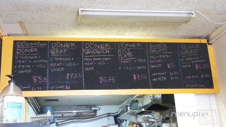 Doner Shack - Honolulu, HI menu_pic