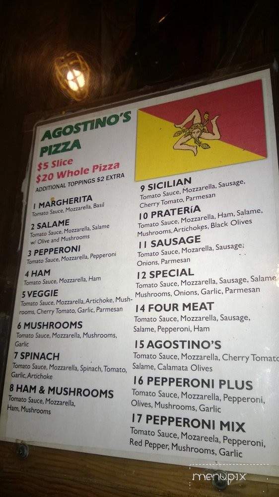 Agostino's Pizza - Honolulu, HI menu_pic