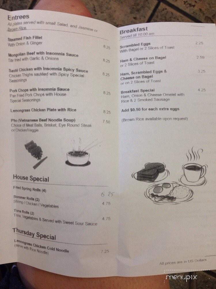 Insomnia - Honolulu, HI menu_pic