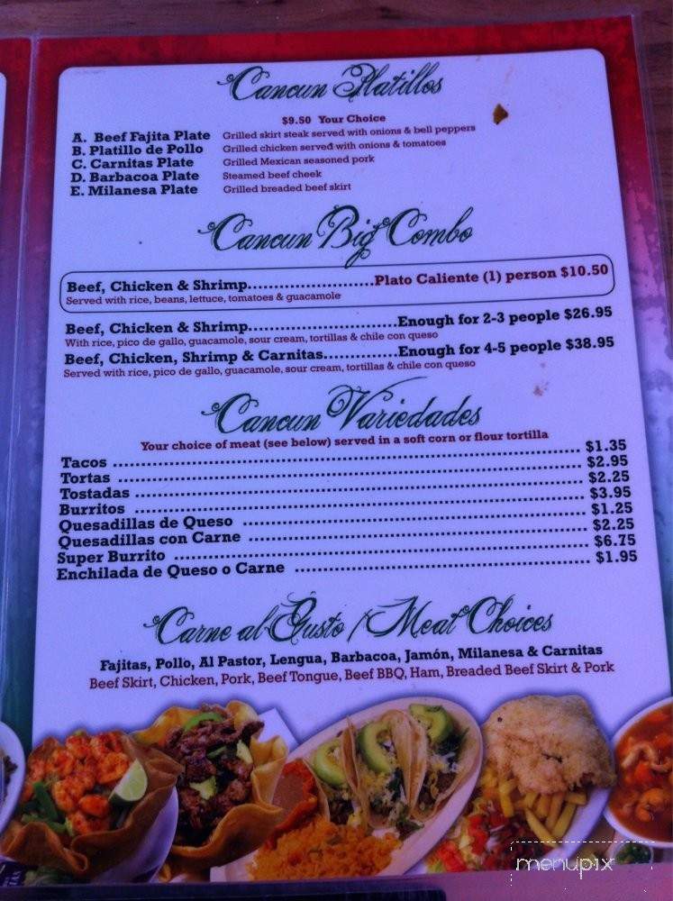 /380336962/Taqueria-Cancun-Menu-Houston-TX - Houston, TX