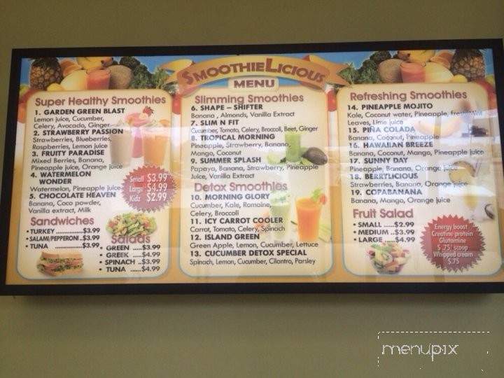 /380341555/Smoothielicious-Menu-Houston-TX - Houston, TX