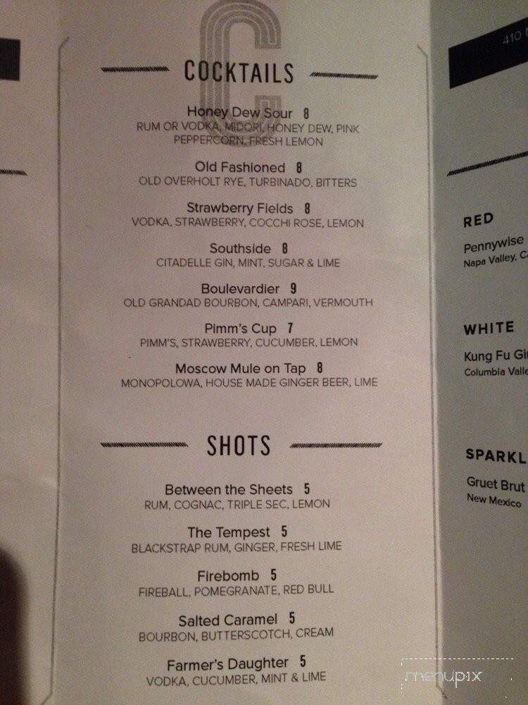 The Commoner - Houston, TX menu_pic