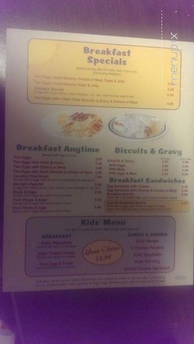 George's Coney & Grill - Howell, MI menu_pic