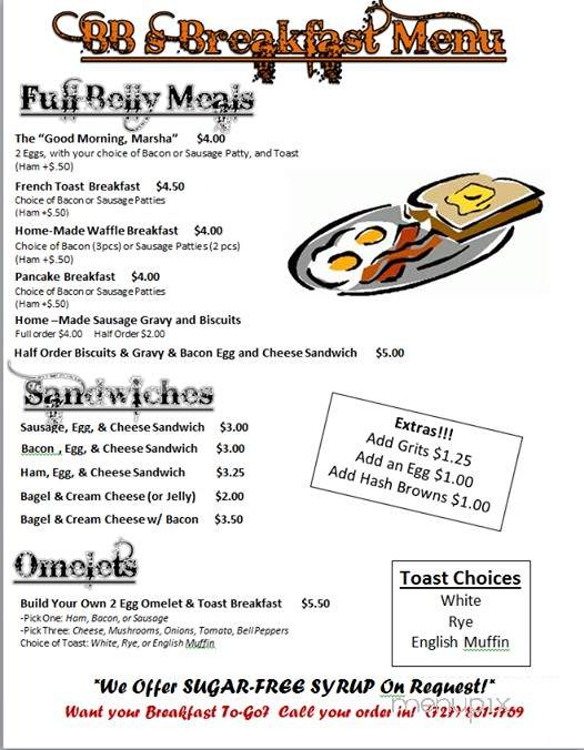 B B Magee's Tavern - Hudson, FL menu_pic