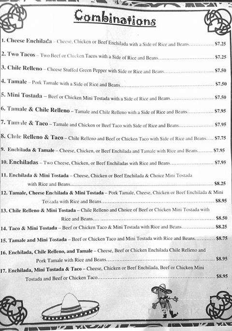 Victor's Mexican Restaurant - Huxley, IA menu_pic