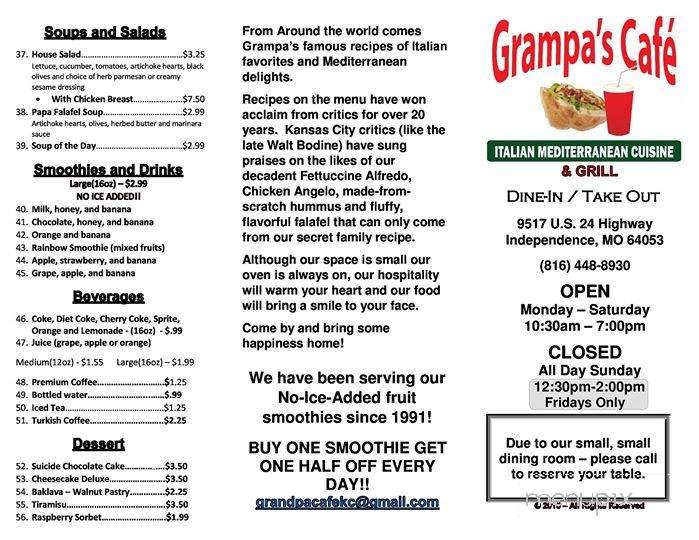 /380335320/Grampa-s-Cafe-and-Grill-Independence-MO - Independence, MO
