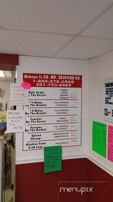 Southern Maryland Seafood Company - Indian Head, MD menu_pic