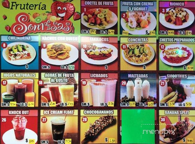 Fruteria Sonrisas - Irving, TX menu_pic