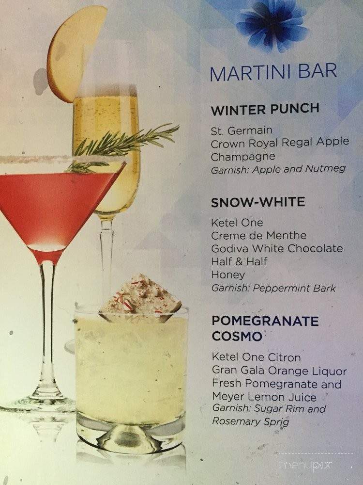 Wild Bleu Martini Bar & Mediterranean Cuisine - Irving, TX menu_pic