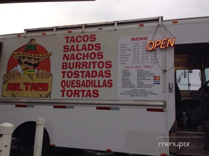 Mr. Taco Food Truck - Jacksonville, FL menu_pic