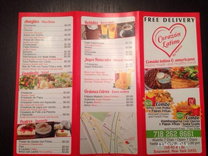 Corazon Latino - Jamaica, NY menu_pic