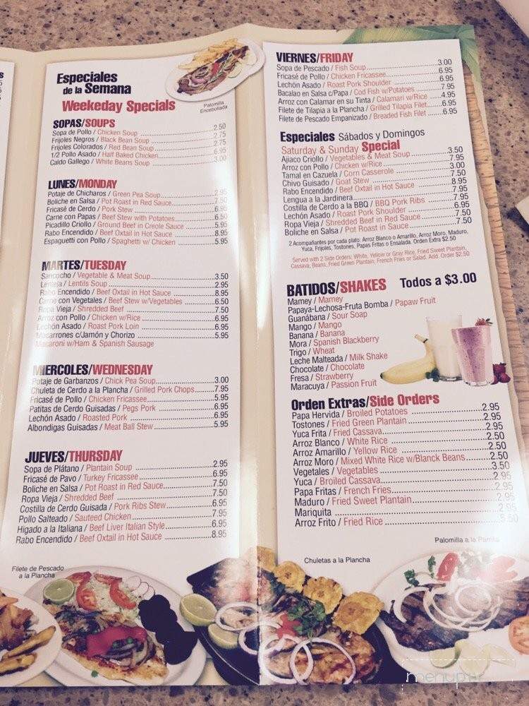 Pio Pio - Jersey City, NJ menu_pic