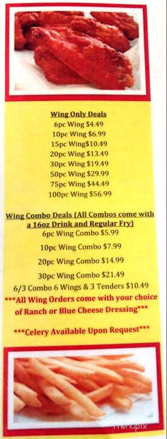 Da Wing Kings of Jonesboro - Jonesboro, GA menu_pic