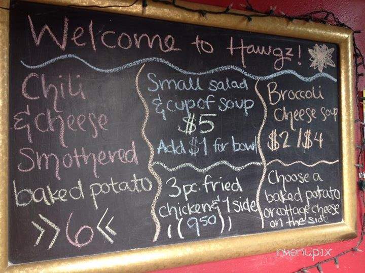 Hawgz Family Dining and BBQ - Junction City, OR menu_pic