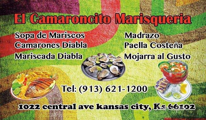 El Camaroncito - Kansas City, KS menu_pic