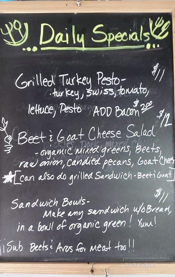 Random Acts of Food - La Conner, WA menu_pic