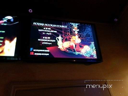 Rotana Restaurant and Hookah - La Mesa, CA menu_pic