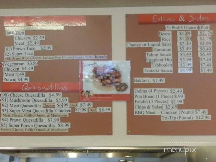 Jimmy's Deli - Lakeport, CA menu_pic