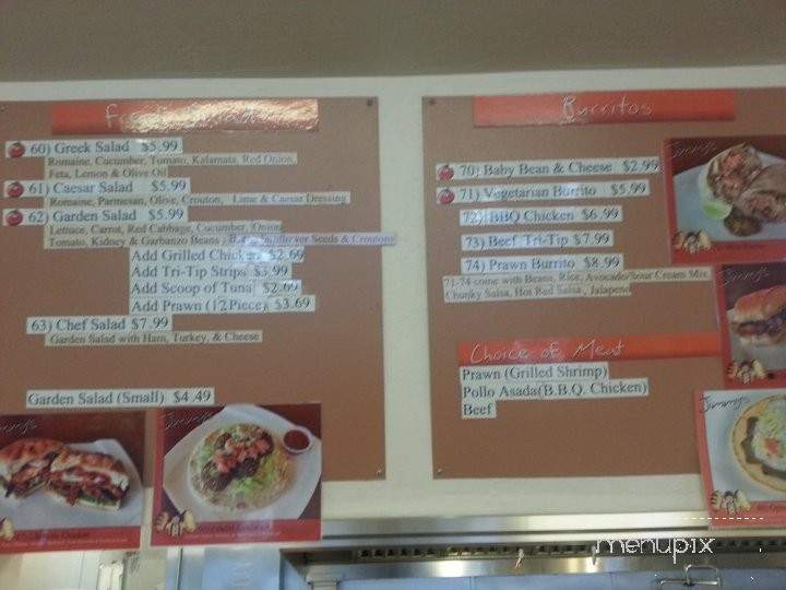 Jimmy's Deli - Lakeport, CA menu_pic