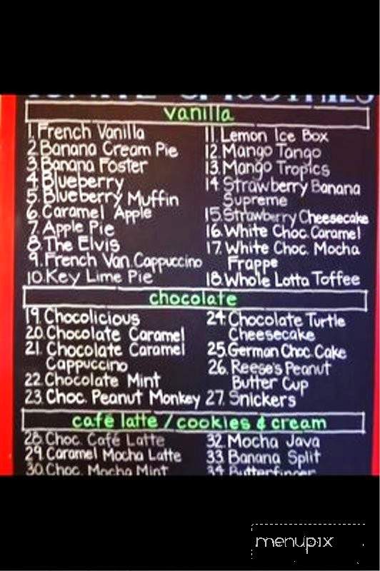 Ignite Nutrition - Lakewood, CA menu_pic