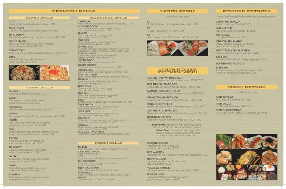 Prime Blu Sushi Bar - Lawrence, KS menu_pic