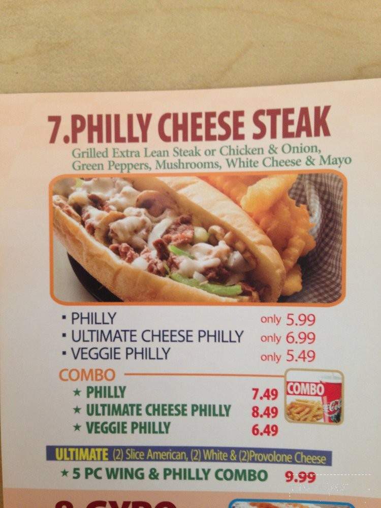 Wings & Philly - Lawrenceville, GA menu_pic