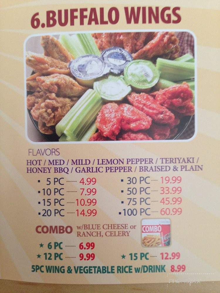 Wings & Philly - Lawrenceville, GA menu_pic