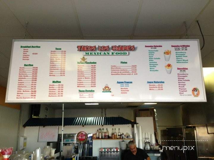 /380337629/Tacos-Los-Juanes-Menu-Lemoore-CA - Lemoore, CA