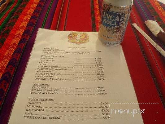 Antojitos Del Peru - Lenexa, KS menu_pic