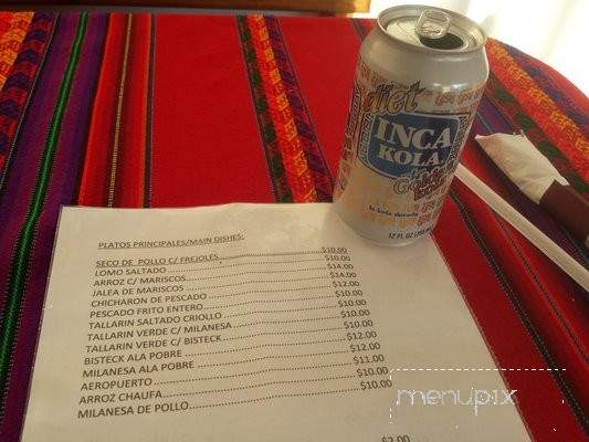 Antojitos Del Peru - Lenexa, KS menu_pic