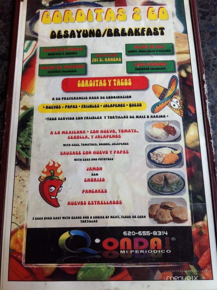 Gorditas To Go - Liberal, KS menu_pic