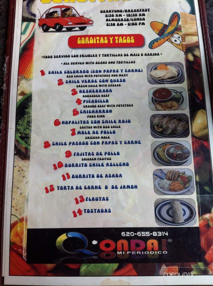 Gorditas To Go - Liberal, KS menu_pic