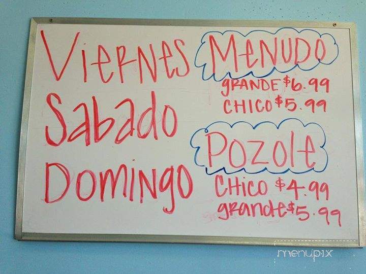 El Charro Mexican Restaurant - Lincoln, NE menu_pic