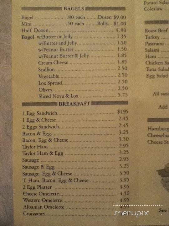 Lincoln Hot Bagel & Luncheonette - Lincoln Park, NJ menu_pic