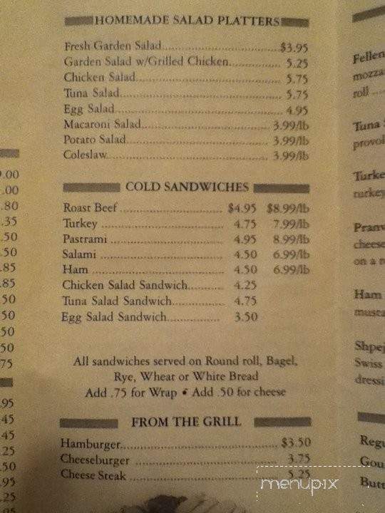 Lincoln Hot Bagel & Luncheonette - Lincoln Park, NJ menu_pic