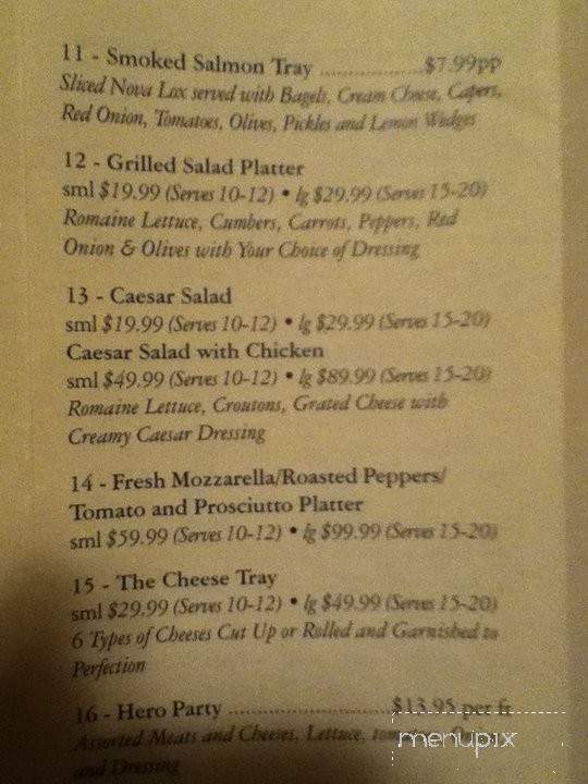 Lincoln Hot Bagel & Luncheonette - Lincoln Park, NJ menu_pic