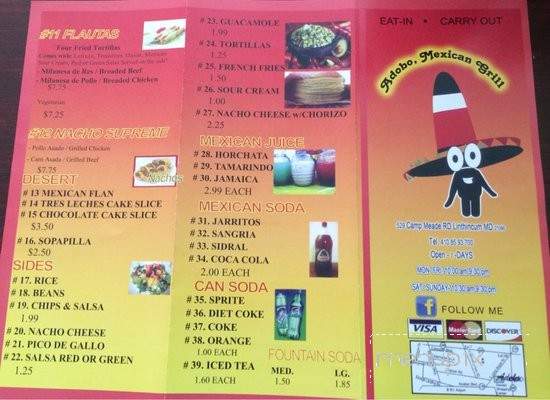 /380336445/Adobo-Mexican-Grill-Menu-Linthicum-Heights-MD - Linthicum Heights, MD