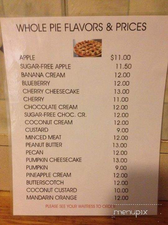 Dee's Sugar Shack - Lockport, NY menu_pic