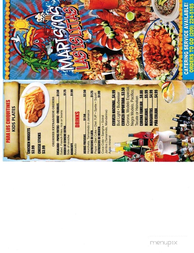 Las Islitas - Lodi, CA menu_pic