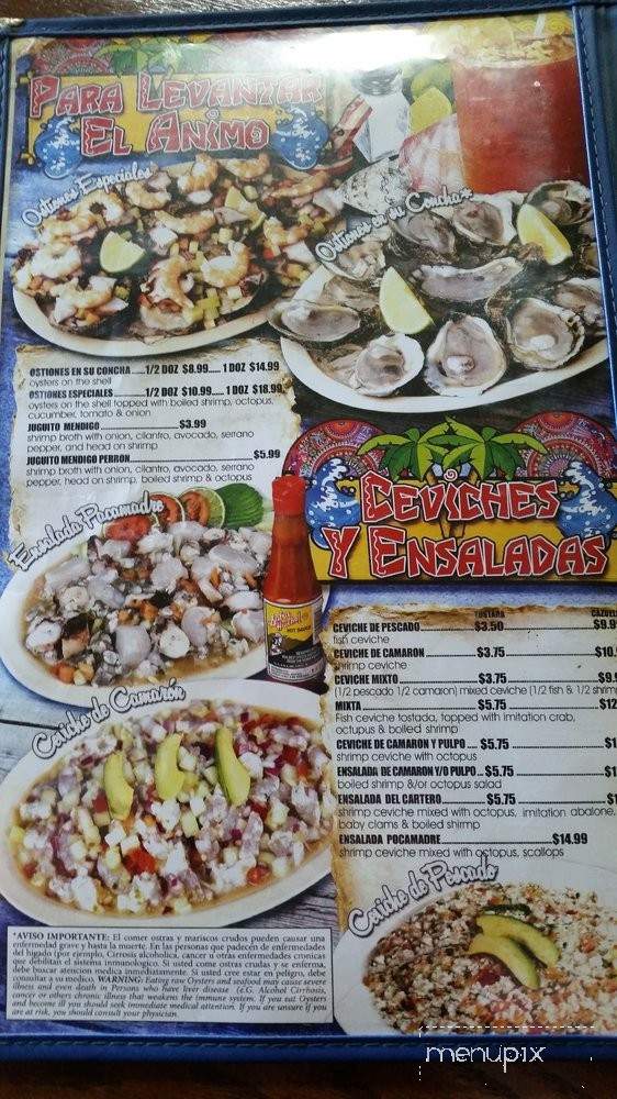 Las Islitas - Lodi, CA menu_pic