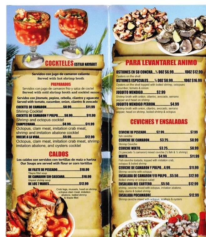 Las Islitas - Lodi, CA menu_pic