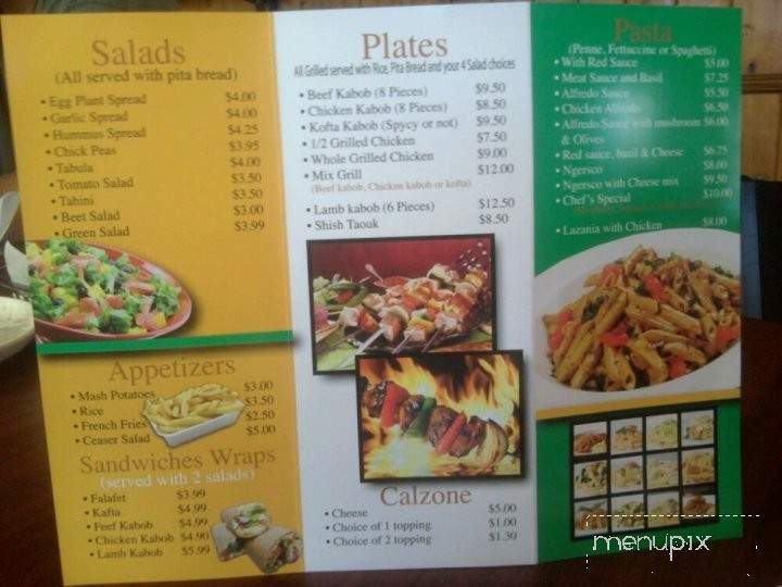 Zizinia - Long Beach, CA menu_pic