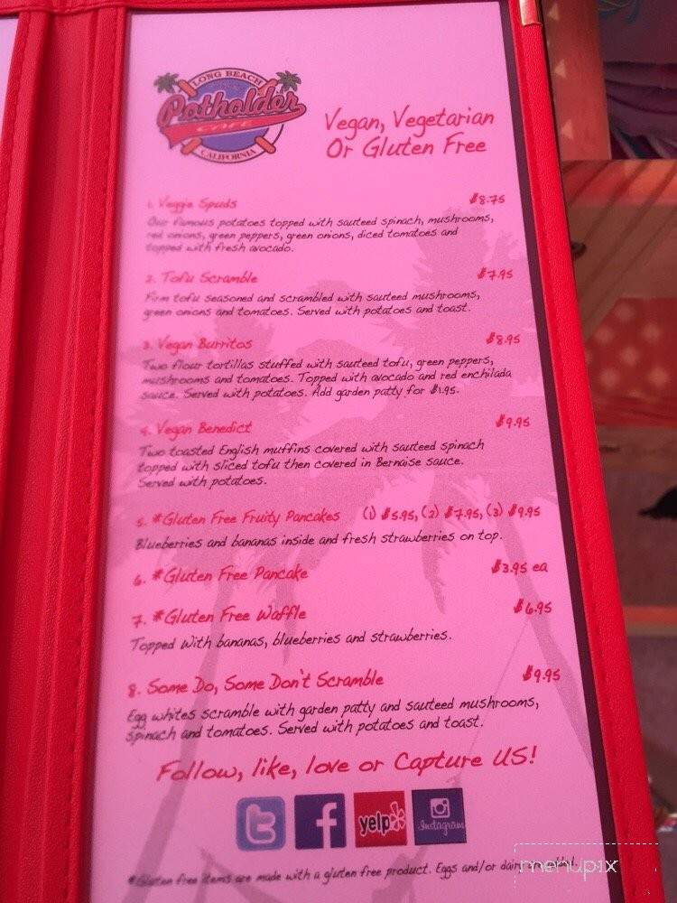 Potholder Cafe 3 - Long Beach, CA menu_pic