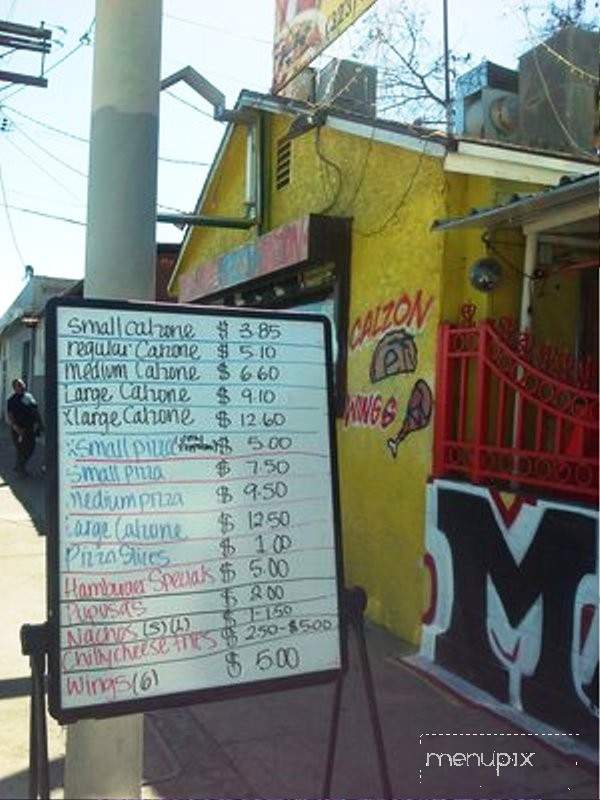 Maximo's Pizza - Los Angeles, CA menu_pic