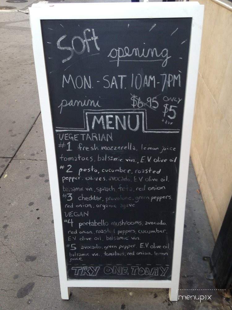 Panini Stop - Los Angeles, CA menu_pic