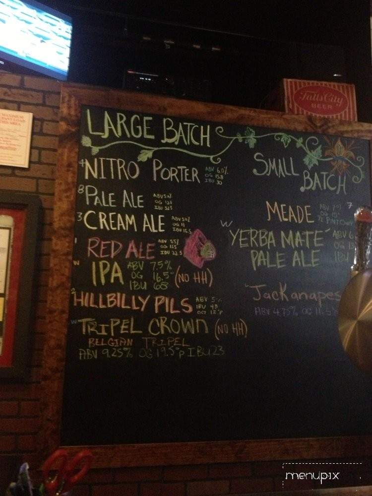 Cumberland Brewery - Louisville, KY menu_pic